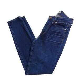 MADEWELL Women's Jeans High Riser Skinny  Stretch Denim Casual Blue Size 27